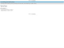 Tablet Screenshot of jasondrivingschool.com